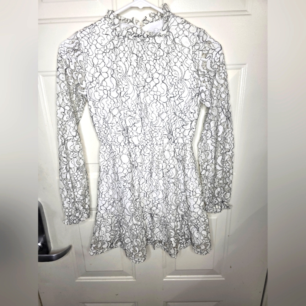 Girl's Art Class Lace Dress Long Sleeve‎ Size 7/8 (M)
